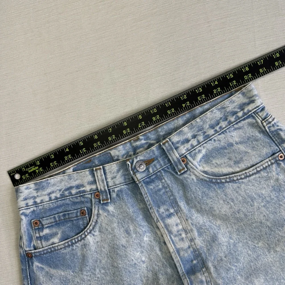 Vtg 80s Levis 501 Jeans Made USA Men 33x30 (Fits 32x28) Acid Wash Hair Band Rock